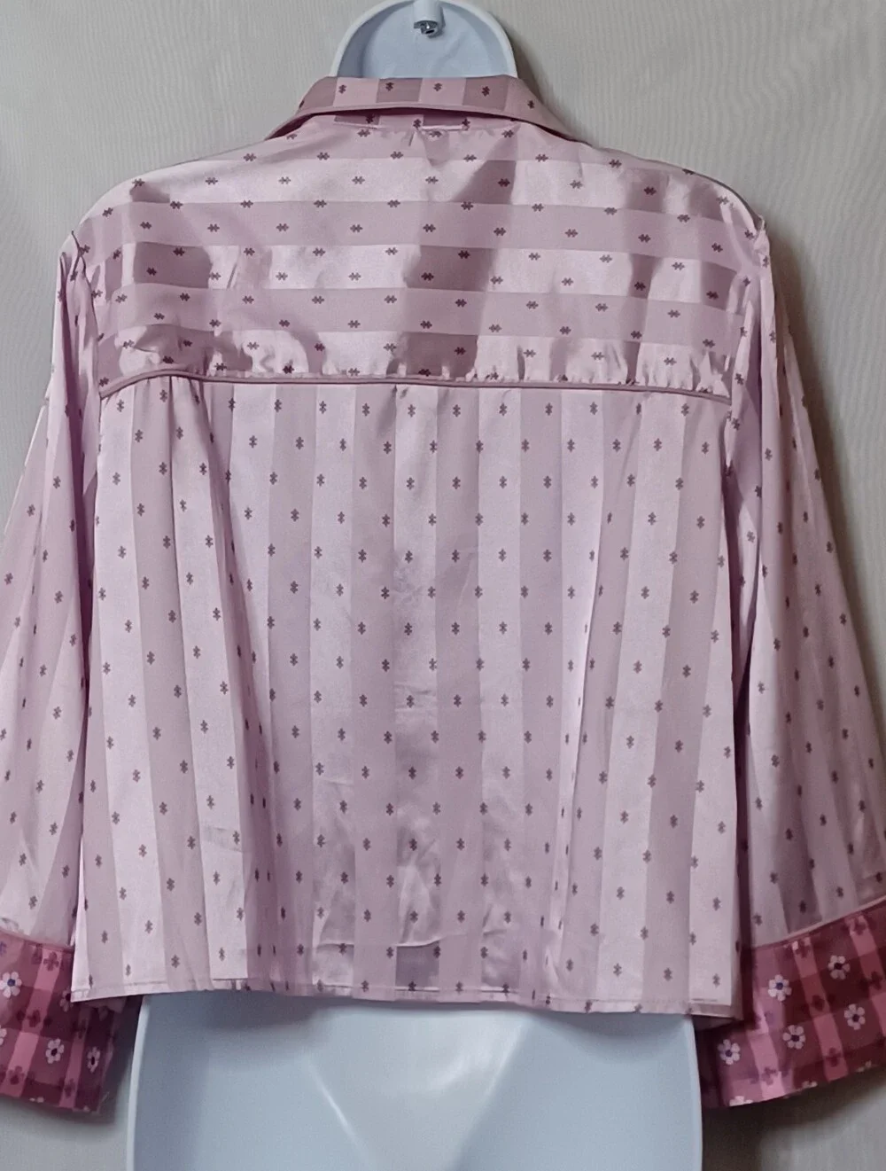 Free People Intimately Lilac Combo Floral Sleep Wear Top. L